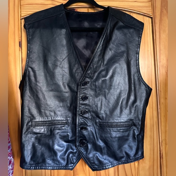 Ricard Pells La Other - Lamb skin and ostrich leather vest